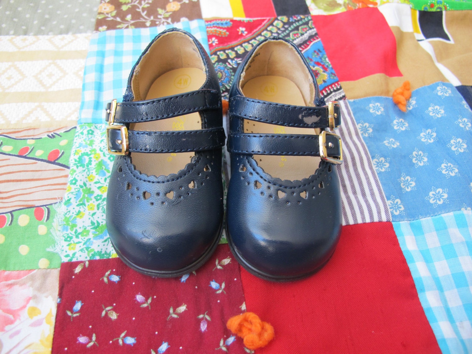 Navy Blue Baby Shoes