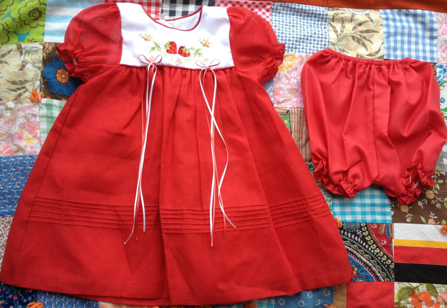 Strawberry Dress 9-12 Months