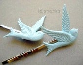 Vintage Bluebird Bobby Pins