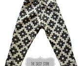 Organic Aztec leggings size 3m ready to ship