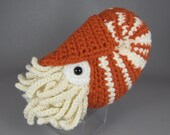Chambered Nautilus - PDF amigurumi crochet pattern