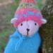 Pogo - Laurie, soft pink eco-friendly bear, repurposed wool
