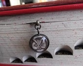 Feather Bookmark with Owl Charm