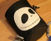 Mr. Skellington, Hand Crafted Chalk Bag - Rock Climbing