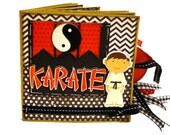Karate - Martial Arts Scrapbook - Photo Album -  Paper Bag Album