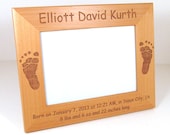 Personalized Baby Wooden Picture Frame 5x7