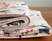Organic Baby Blanket and Burp Cloths Set, MONKEY SWING