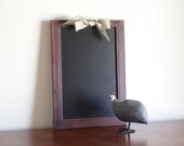 Hanging chalkboard, blackboard, antique wood frame
