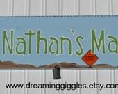 AVAILABLE for you to order a Custom Artwork Hanger for Children An Original Creation by Dreaming Giggles Design