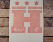 DC Neighborhood Print: H Street NE