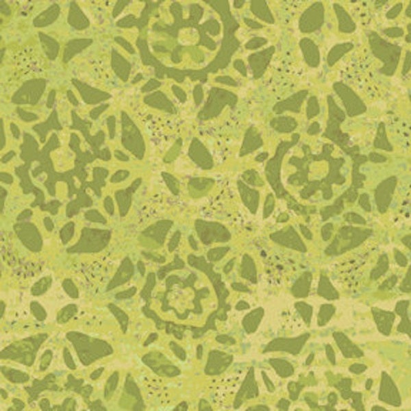 Pistachio green "lace" fabric