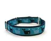 3/4" dog collar A Whales Tale buckle or martingale collar
