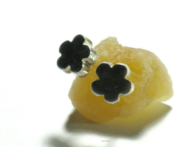 Silver Flower Studs - Small Sterling Ear Posts