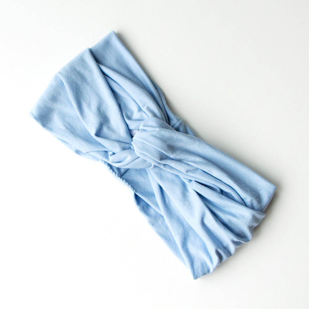 Turban Headband Baby Blue