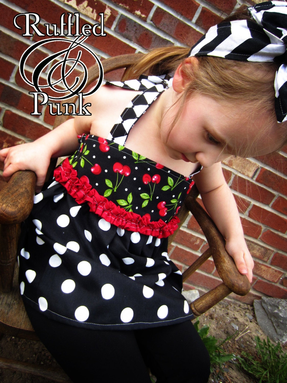 Dress, Tank Top, Top, Shirt, Shirred Tank Top, Rockabilly, Pinup, Childrens Clothing sizes 12 months to 2T Clara