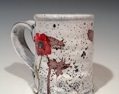 Poppy Mug with layered glaze