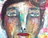 give mixed media painting