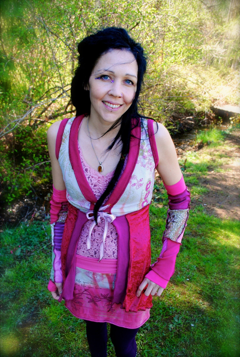 Pixie Vest, Hippie top, Festival Clothing, Hula Hooping Apparel