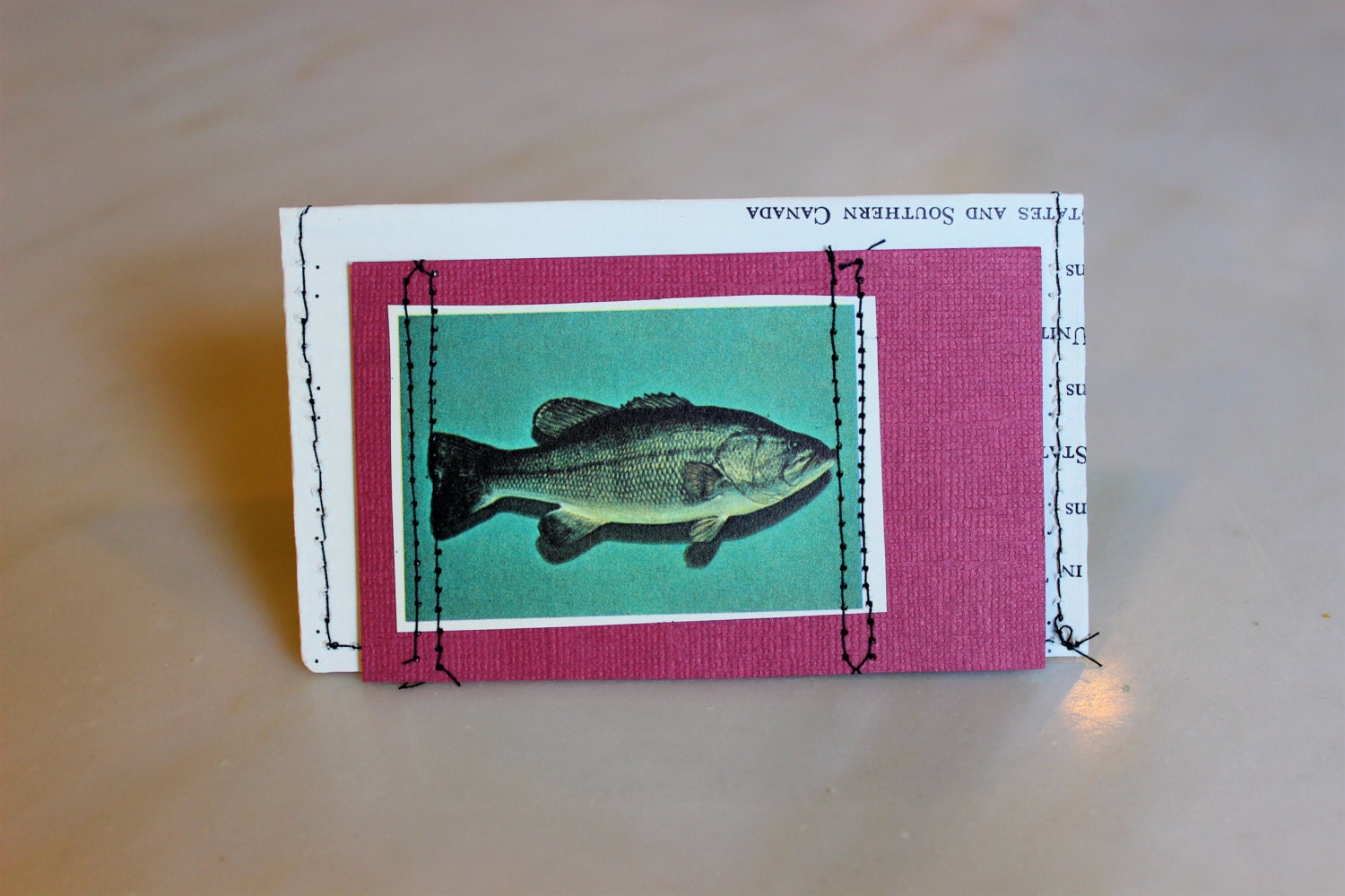 kick his bass mini card