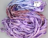 Recycled Silk Sari Ribbon River of Pastel HUGE PREMIUM skein
