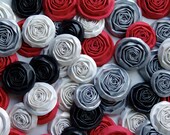 Wedding paper flowers set of 50 handmade roses CUSTOM gift wrap