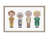 Golden Girls Cross Stitch Pattern PDF Instant Download