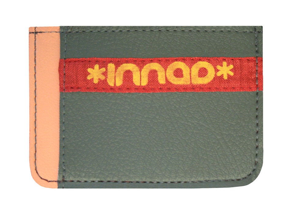 Peach Grey Scarlet Ultra Slim Wallet