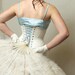 Wedding Lingerie, Underbust Corset, Bridal Accessories, Wedding Shower Gift- Something blue