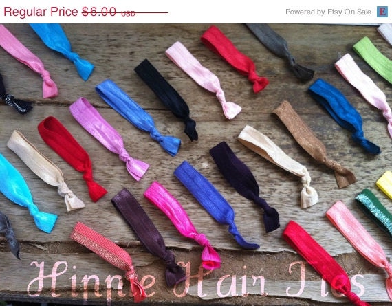 40% OFF SUPER SALE Diy Foe Elastic for 30 Elastic Hair Ties Ponytail