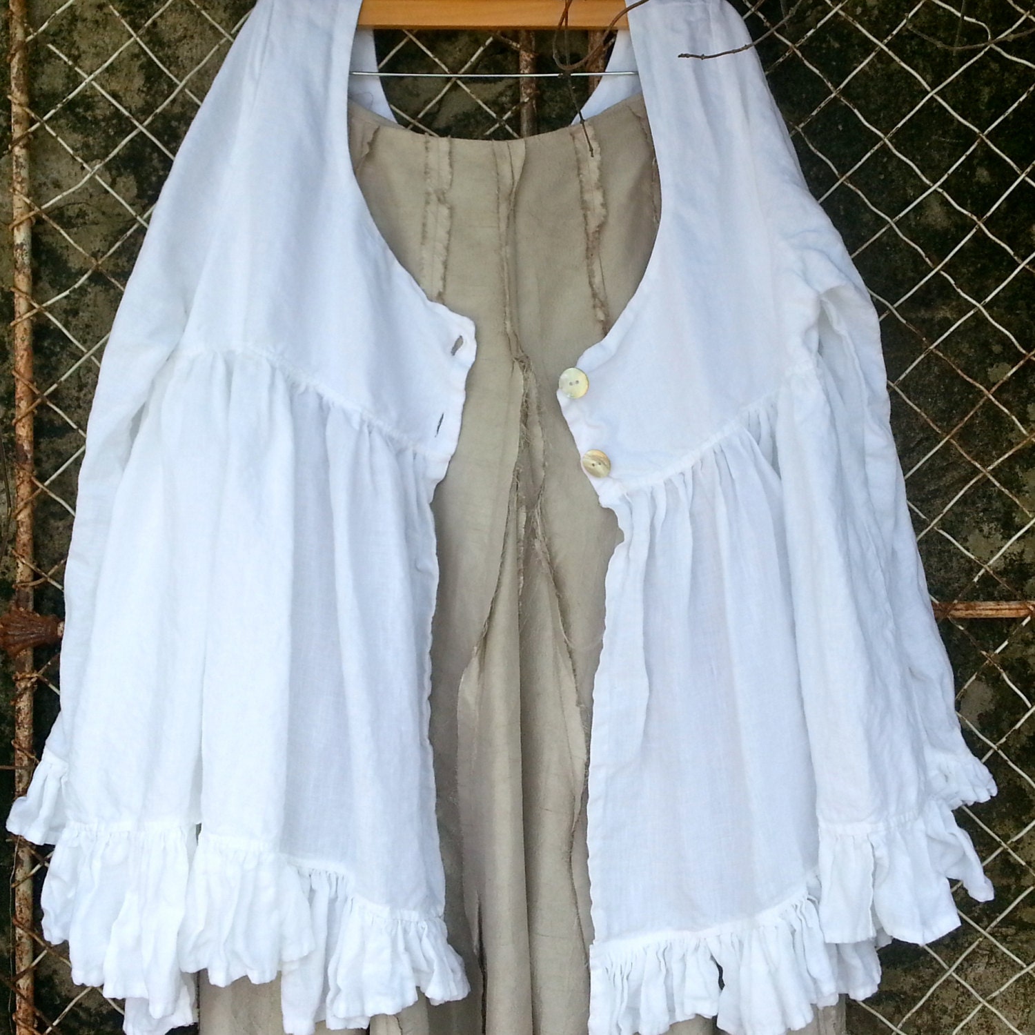 Extra Large Linen Prairie Jacket