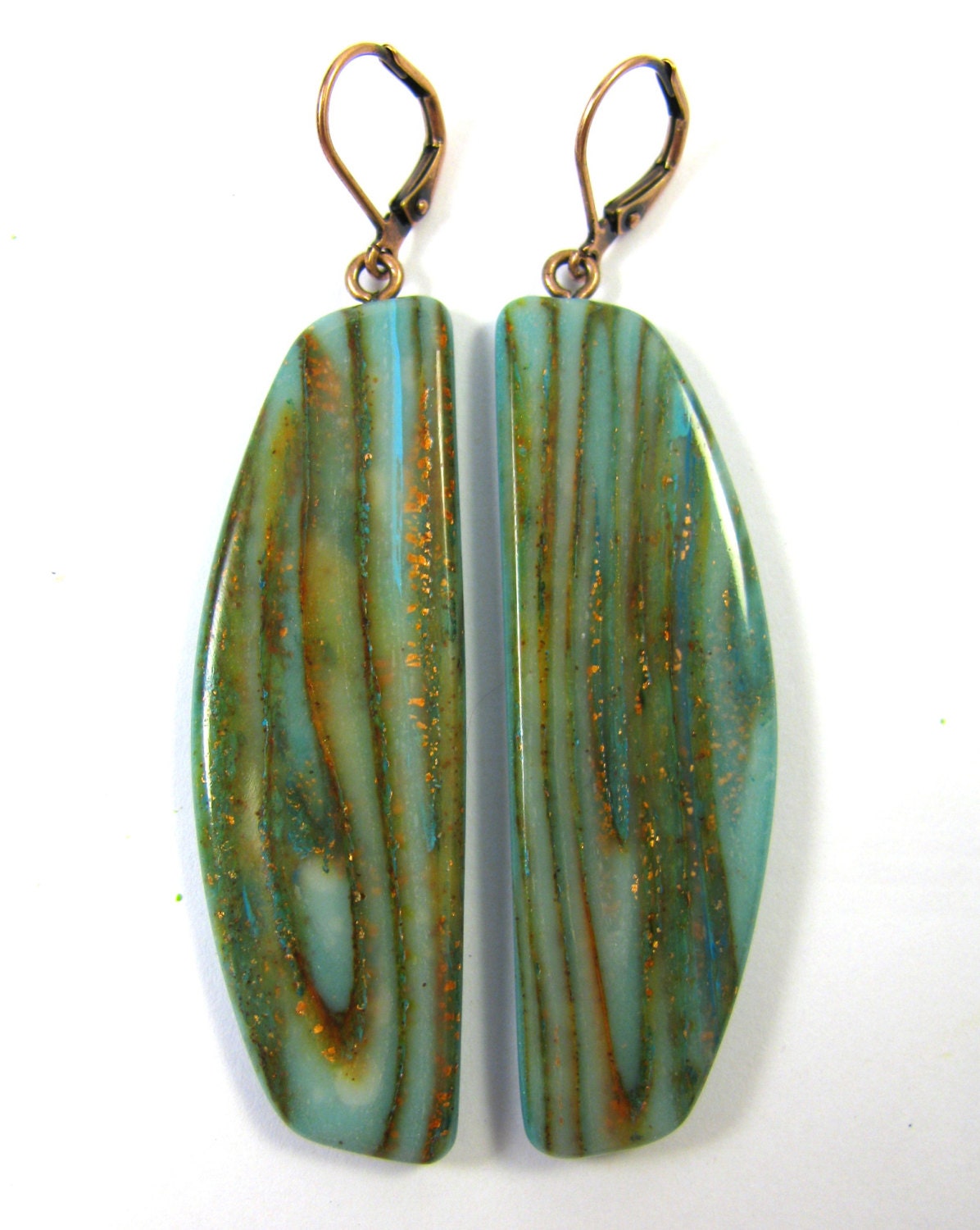 Atlantis Polymer Clay Earrings