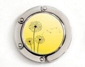 Purse Hook Purse Hanger - SPRING DANDELIONS