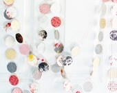 wedding garland, garland for party,  paper garland, home and living decor, easter decoration, baby nursery decor