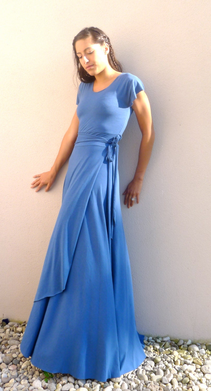 Full Length Summer Dress Bamboo and Organic Cotton Made to Order