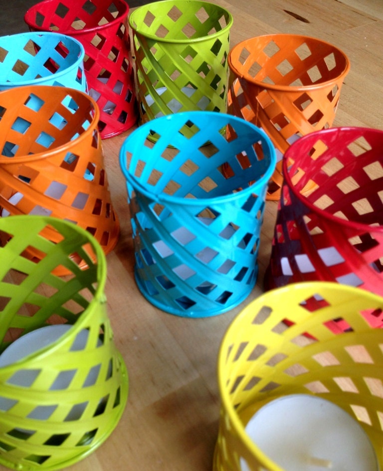 Tea Light Holders- Upcycled
