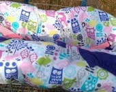 Forest Life Boutique Reversible Shopping Cart Cover - Fits ALL Carts