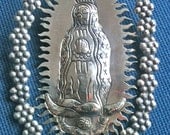 Virgin of Guadalupe Pendant sterling silver beautiful