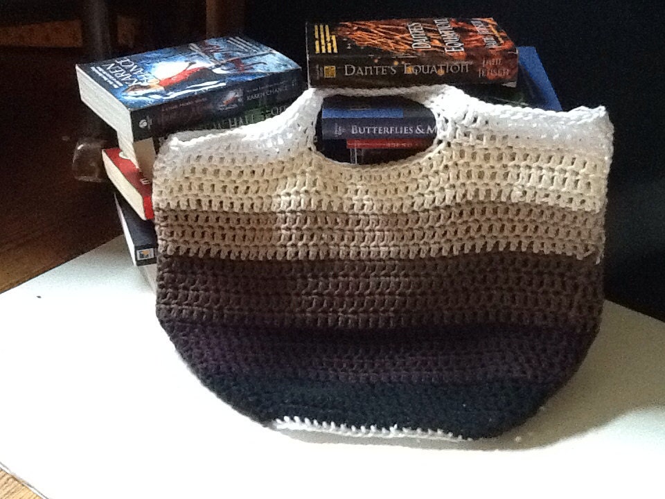 Ombré Cotton Tote in Earth Tones