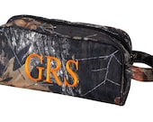 Monogrammed Toiletry Bag Camouflage Woods - Shaving Kit Dopp