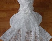 CUSTOM WEDDING dog dress - or Special Occasion- made to order up to 20 lbs