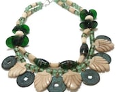 Green Tribal Necklace