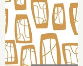 ON SALE Glimma---Soba in Tangerine---1 yard--Lotta Jansdotter for Windham Fabrics
