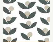 ON SALE Glimma---Tove in Slate--1 yard--Lotta Jansdotter for Windham Fabrics