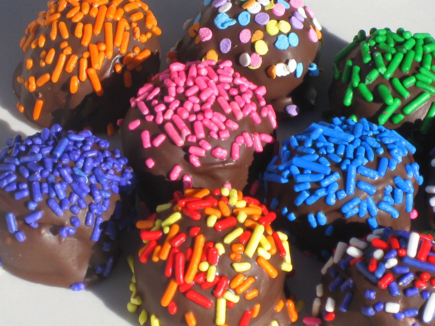Fresh From the Day Gourmet - 1 Dozen (12) Cake Balls Valentines Day Gifts Holidays Birthday Gifts Party Favors Sample Chocolate