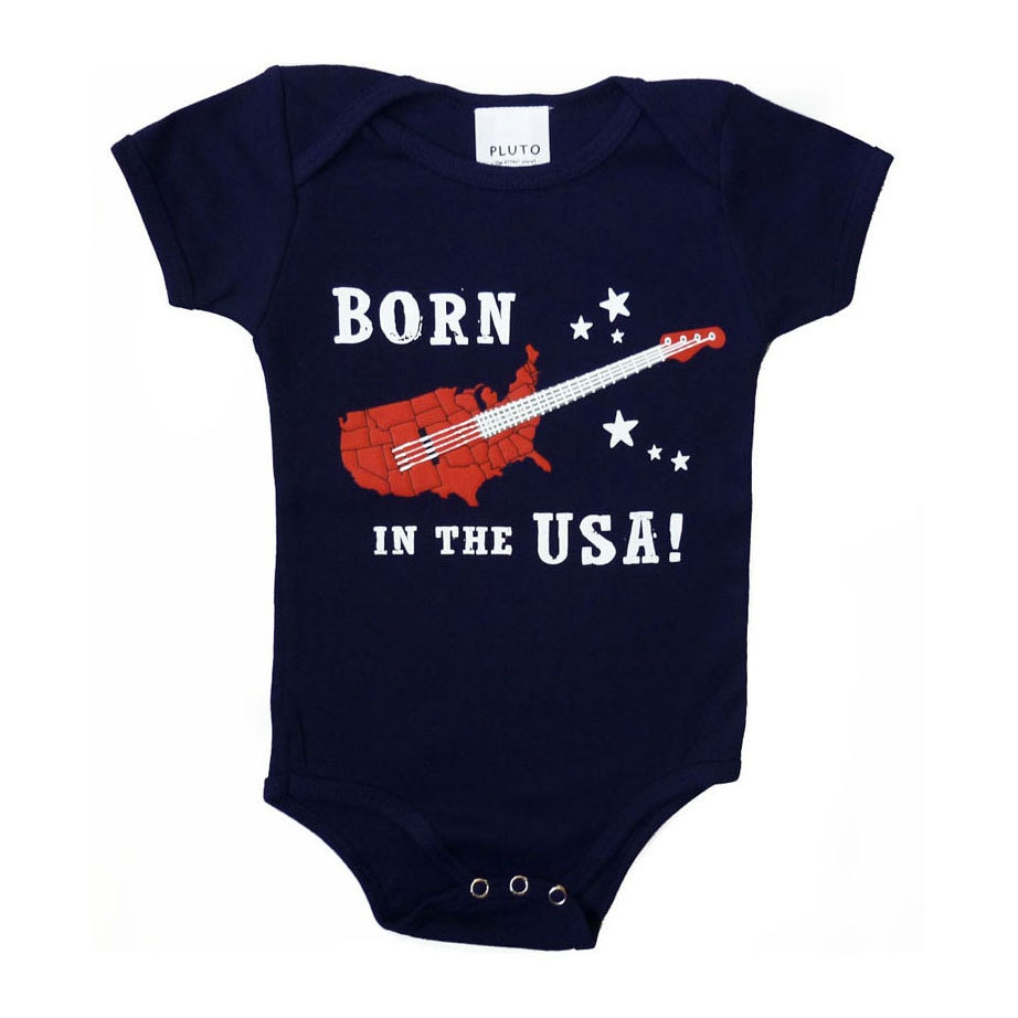 Born in the USA onesie or tee