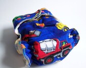 Work Zone fitted cloth diaper - made with bamboo velour & bamboo fleece
