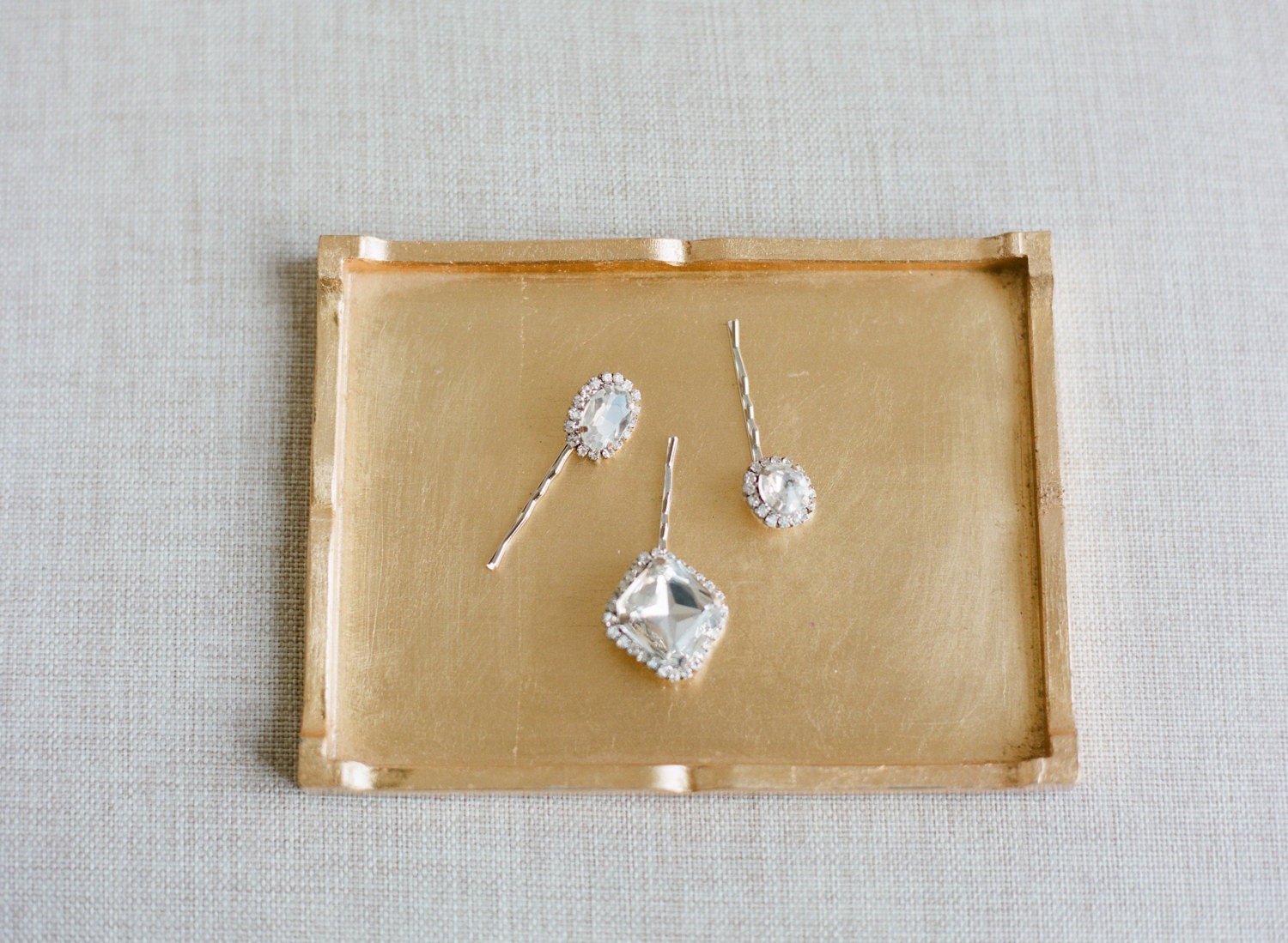 Sparkling Rhinestone Bridal Bobby Pin Set by Fine & Fleurie