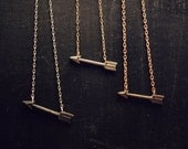 Sublimely Simple Arrow Necklace