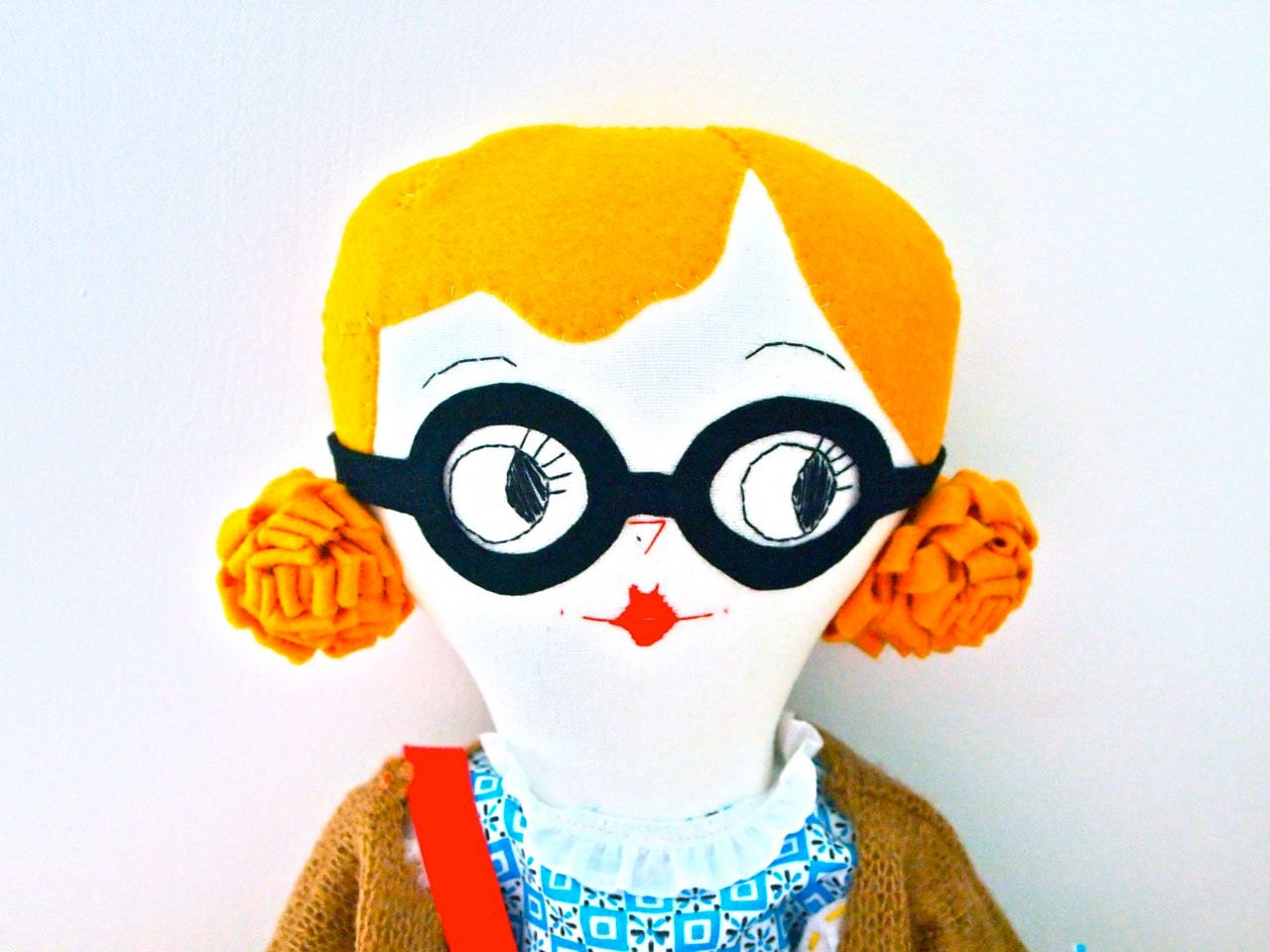 Molly Dolly rag doll heirloom quality, Evelyn Rose
