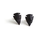 Arrowhead Earrings - Black